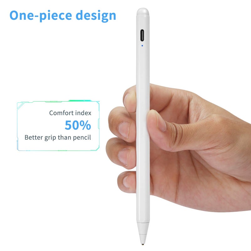 Edivia Active Stylus Pen for Lenovo Duet Convertible 2-in-1 Chromebook 11.6",Type-C Charge High Precision with Fine Tip Universal Stylus Pens Compatible with Lenovo Duet Chromebook,Good for Drawing,White - Image 3